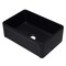 Alfi Brand 30" Black Reversible Sgl Fireclay Farmhouse Kitchen Sink AB3020SB-BM - alternate 1